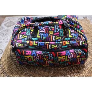Vera Bradley FROM A TO VERA 21” Rolling Duffel Carry On Luggage Suitcase